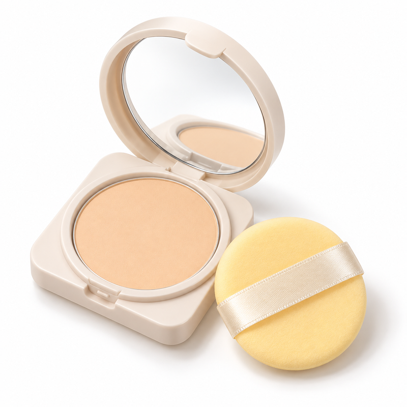 Pressed Setting Powder, Long Lasting Matte Finishing Powder for Oil Control & Smooth Makeup