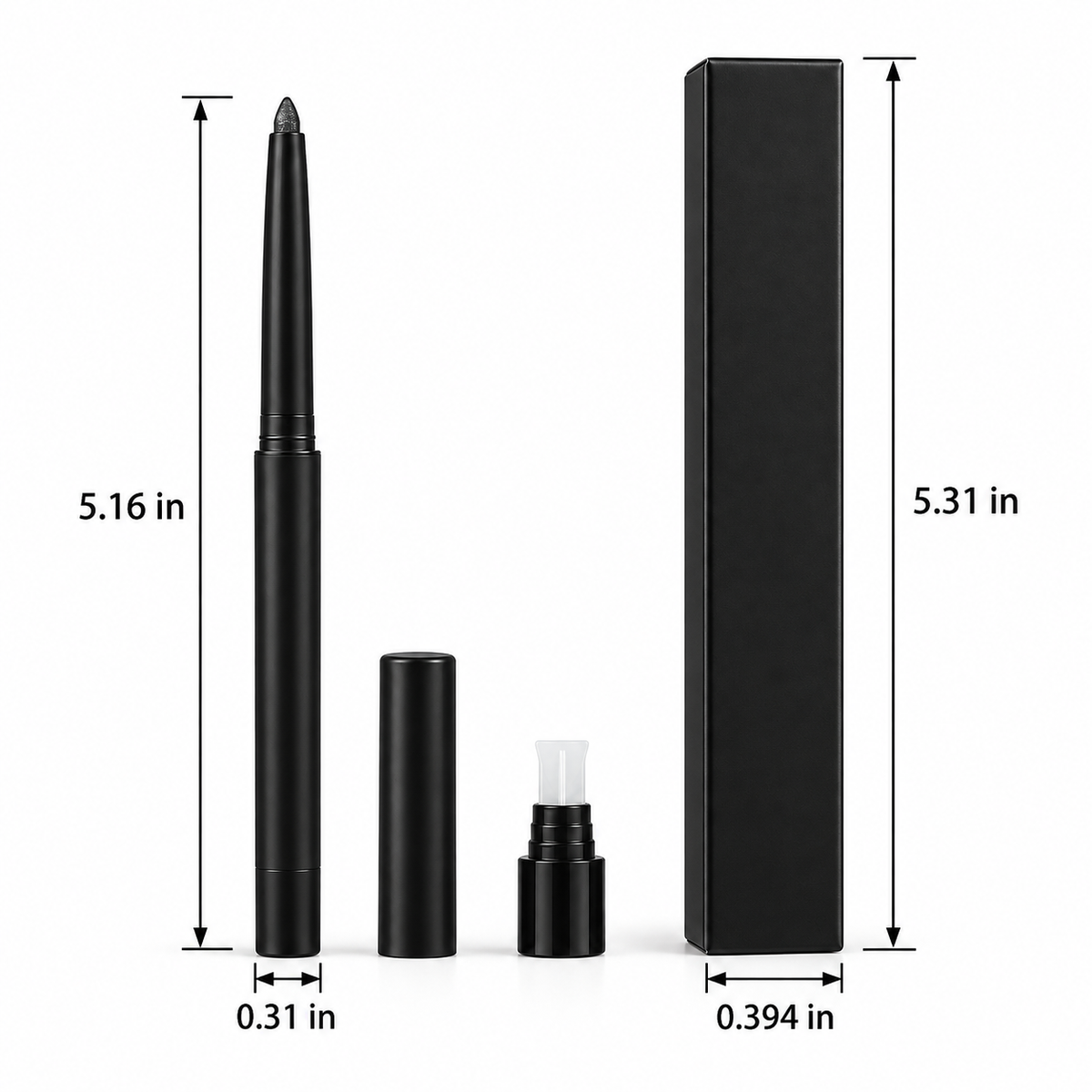 Gel Eyeliner Pencil, Waterproof Long Lasting Smudge Proof Eyeliner for Precise Eye Makeup