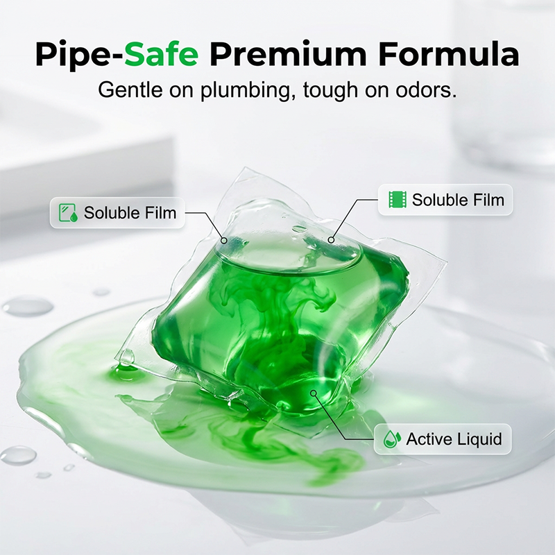Bio-Enzyme Drain Deodorizer Capsules-1 Box (30 PCS)